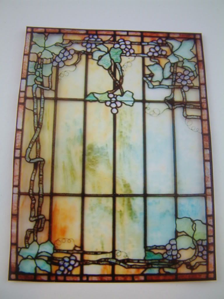 Artfully Musing Tutorial Creating a Stained Glass Look by Embossing